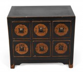 CHINESE STYLE BROWN LACQUER AP