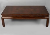 CHINESE STYLE BROWN LACQUERED
