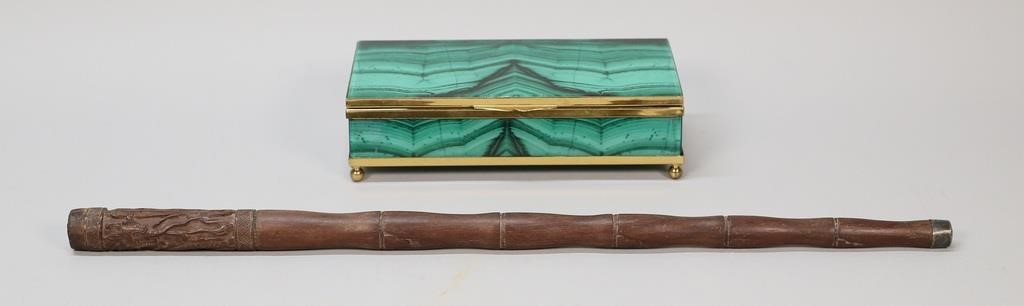 CHINESE STYLE CANE AND FAUX