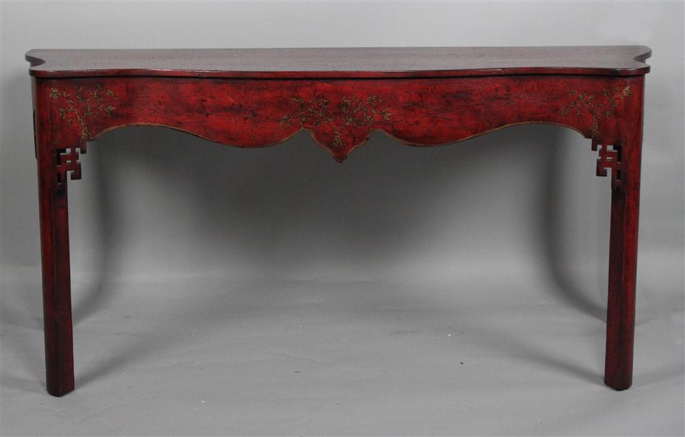 CHINESE STYLE FAUX PAINTED SOFA