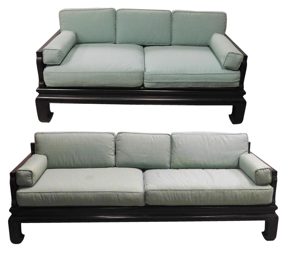 CHINESE STYLE SOFA AND LOVE SEAT