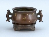 CHINESE SUNSPOT BRONZE TWO-PIE