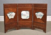 CHINESE TABLE SCREEN WITH PORC
