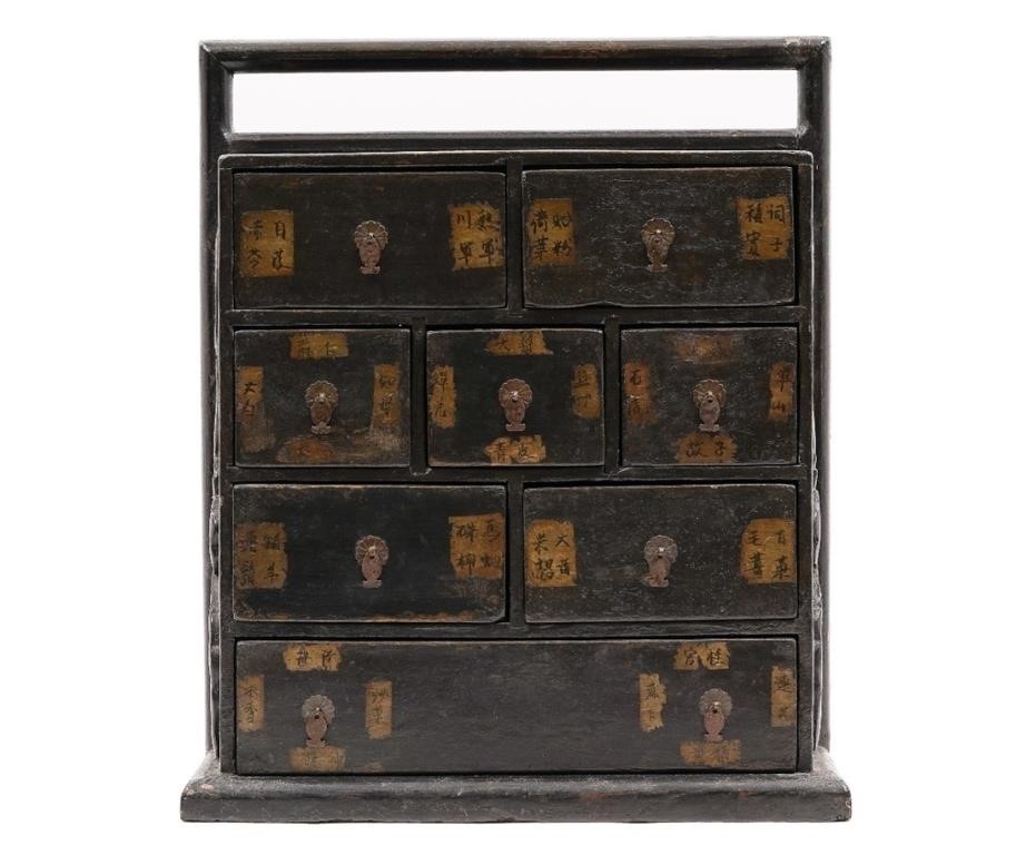 Chinese tabletop medicine cabinet