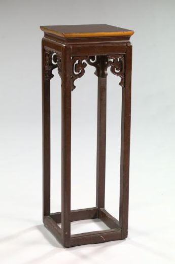 Chinese Tall Wooden Plant Stand, 