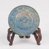 CHINESE TANG DYNASTY MIRROR W/