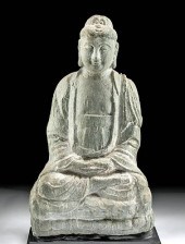 CHINESE TANG DYNASTY STONE BUD