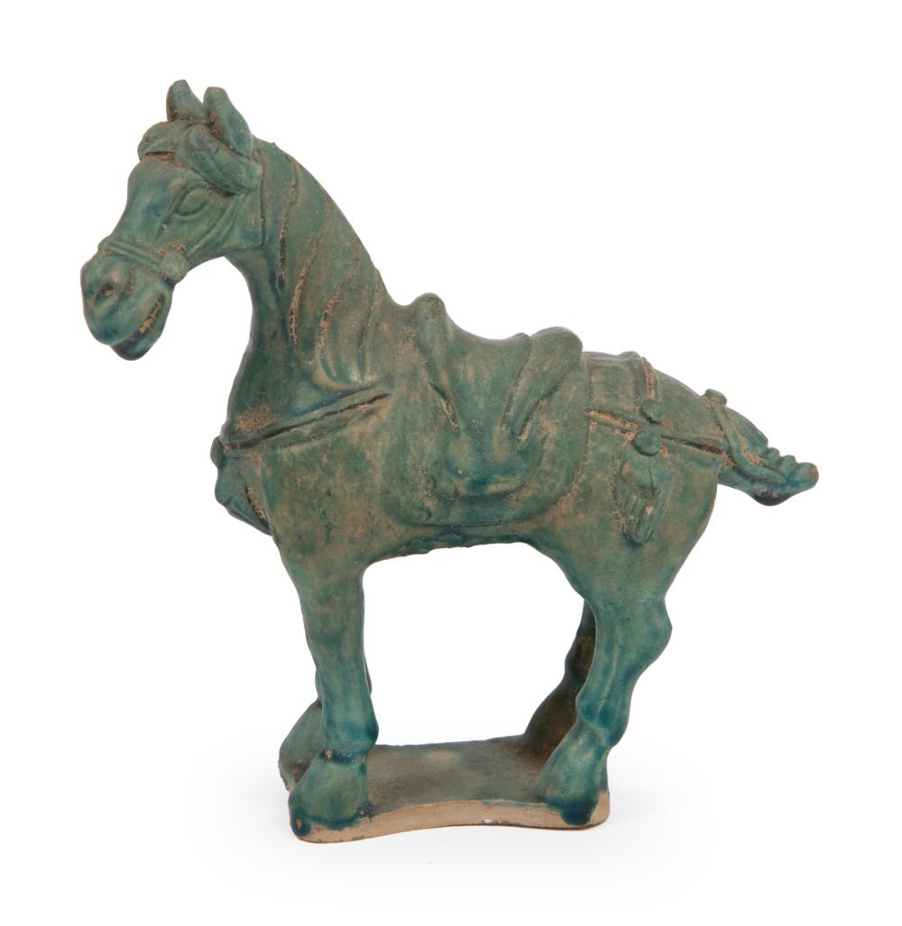CHINESE TANG-STYLE GLAZED POTTERY