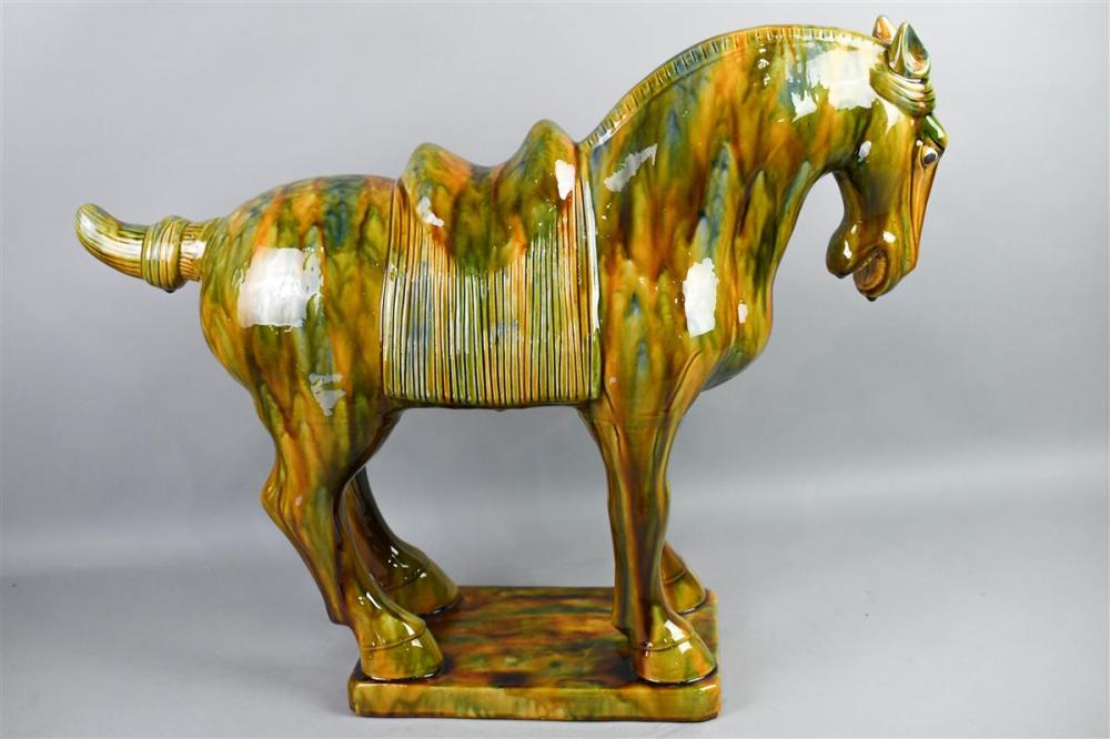 CHINESE TANG STYLE SANCAI-GLAZED