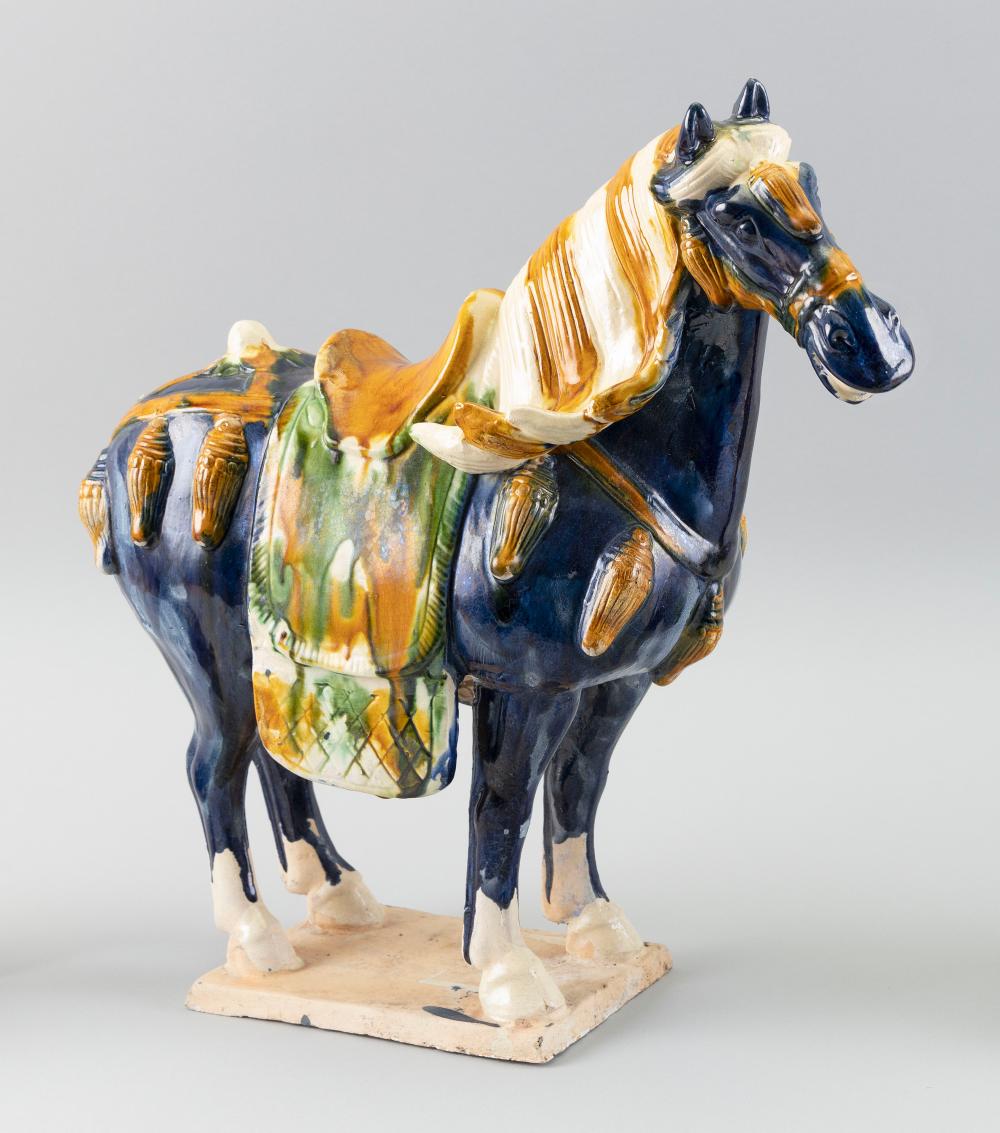 CHINESE TANG-STYLE SANCAI POTTERY