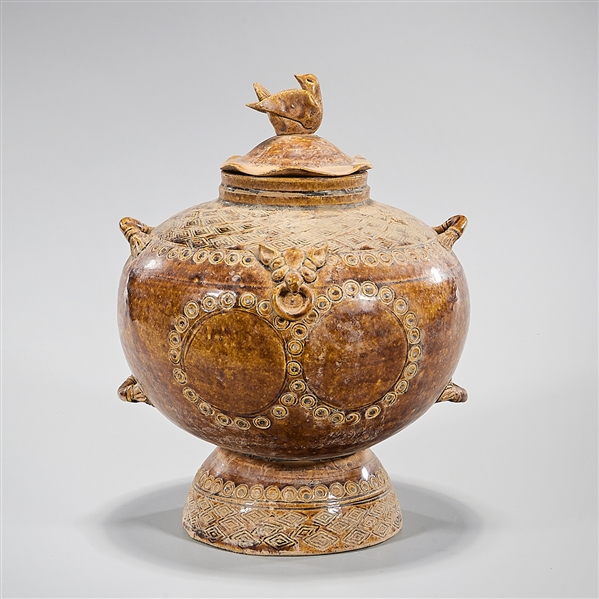 Chinese Tang-style yellow glazed