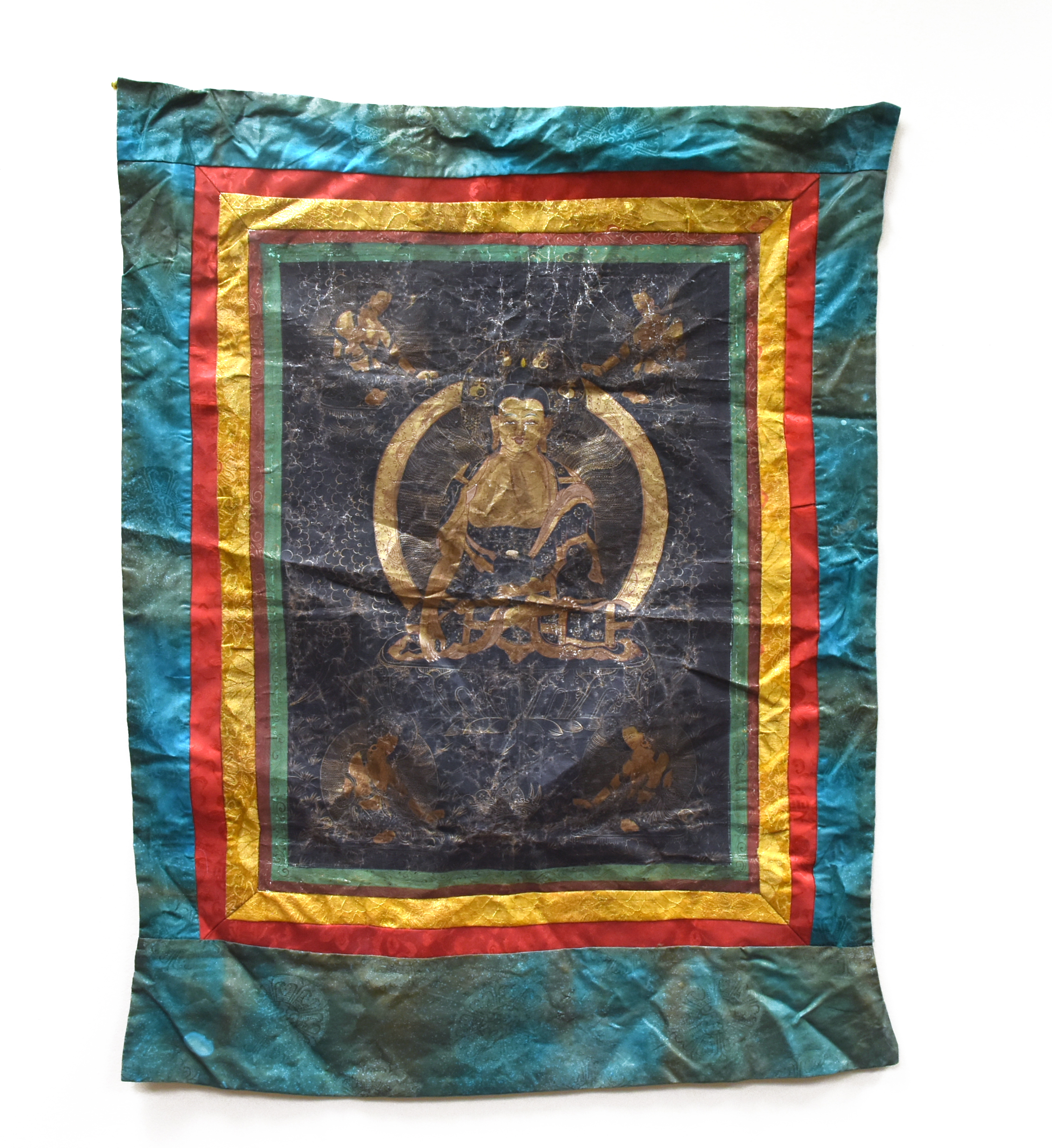 CHINESE TANGKA OF BUDDHA, 18-19TH