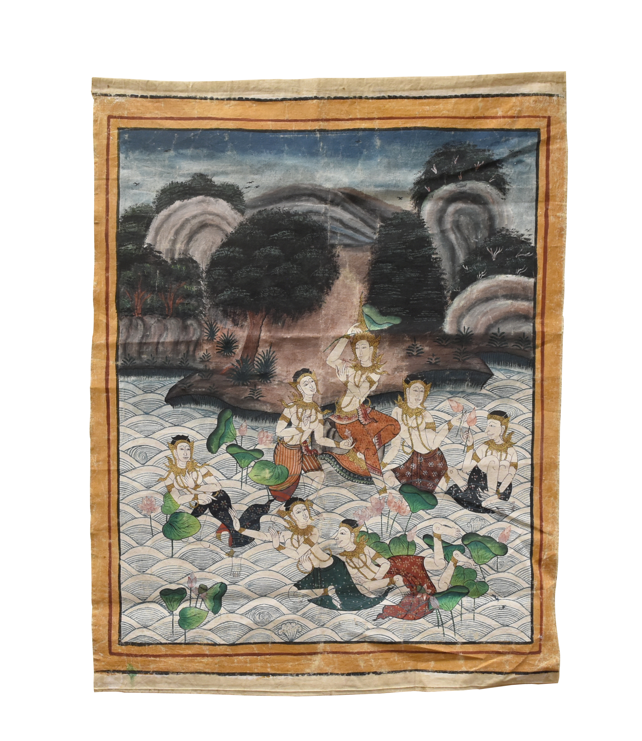 CHINESE TANGKA PAINTING OF IMMORTAL