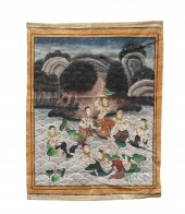 CHINESE TANGKA PAINTING OF IMM
