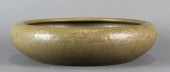 CHINESE TEA DUST GLAZE LOW BOW