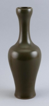 CHINESE TEA DUST GLAZE PORCELA