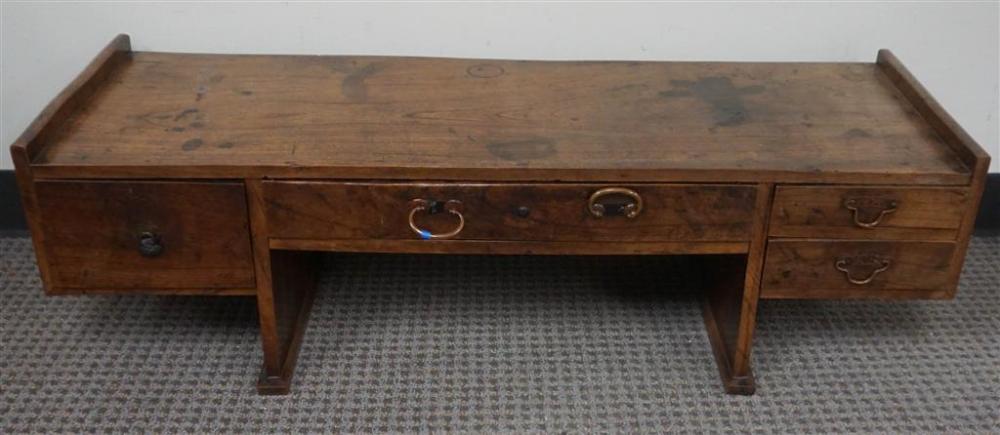 CHINESE TEAK LOW TABLE, H: 12; W: