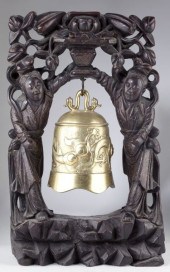 Chinese Temple Bell with Carve