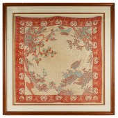 CHINESE TEXTILEframed; 32 inch