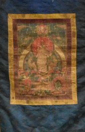 CHINESE THANGKA OF TARA. QING
