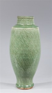 Chinese thickly celadon glazed