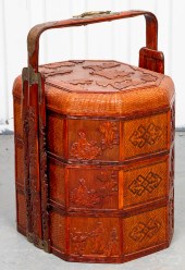 CHINESE THREE TIER WEDDING BAS