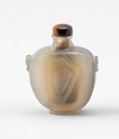 CHINESE THUMBPRINT AGATE SNUFF