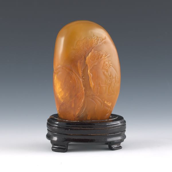CHINESE TIANHUANG YELLOW WAX CARVED