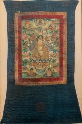 CHINESE TIBETAN THANGKA OF PAD