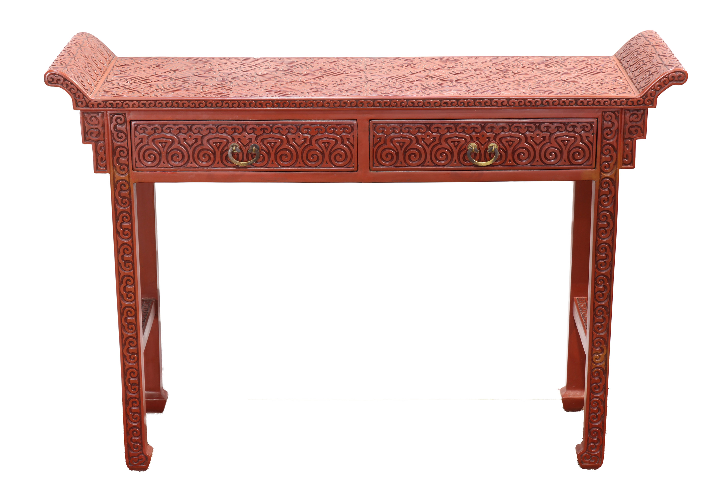 CHINESE TIXI LACQUER SIDE TABLE