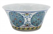 CHINESE TOU TSAI PORCELAIN BOW