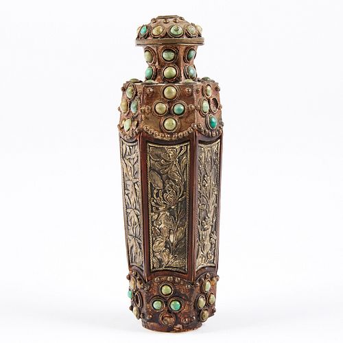 CHINESE TURQUOISE AND SILVER
