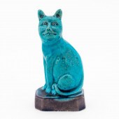 CHINESE TURQUOISE & AUBERGINE
