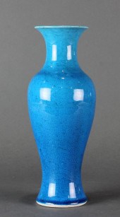 CHINESE TURQUOISE CRACKLE GLAZ