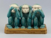 CHINESE TURQUOISE GLAZE PORCEL