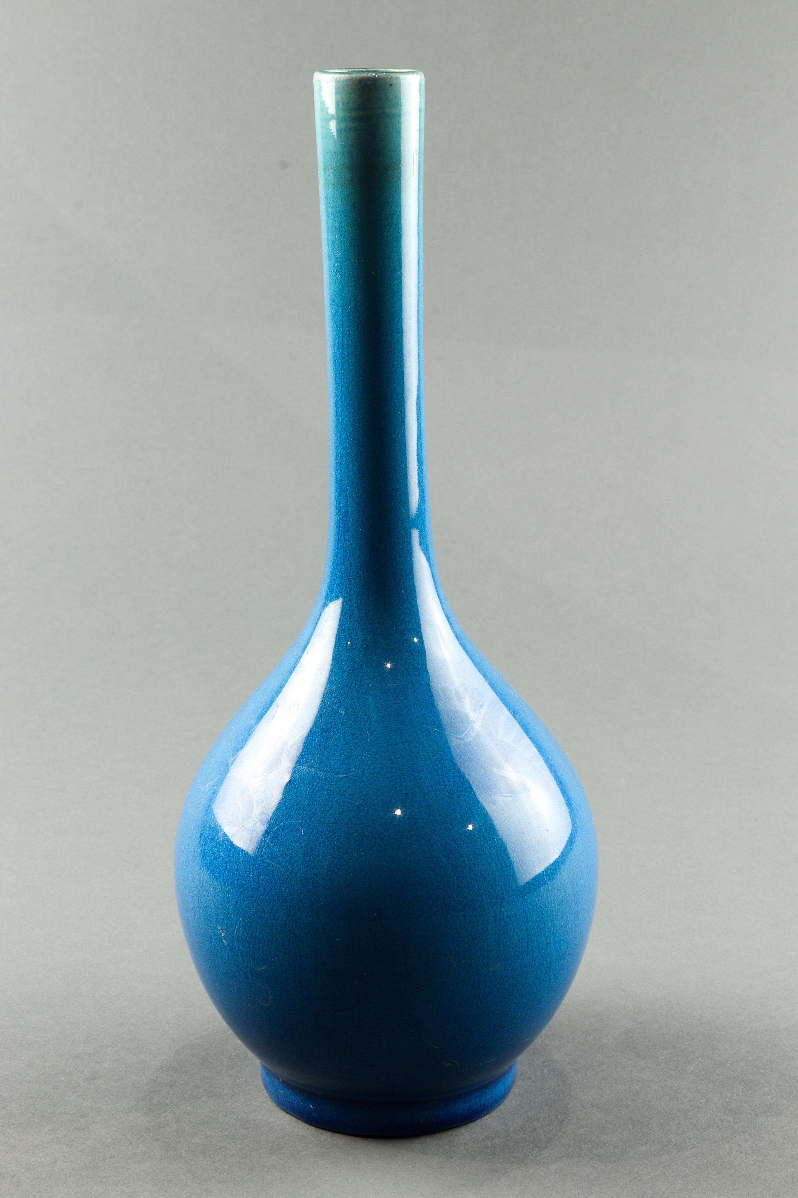 CHINESE TURQUOISE GLAZED BOTTLE