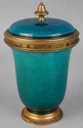 CHINESE TURQUOISE-GLAZED ORMUL