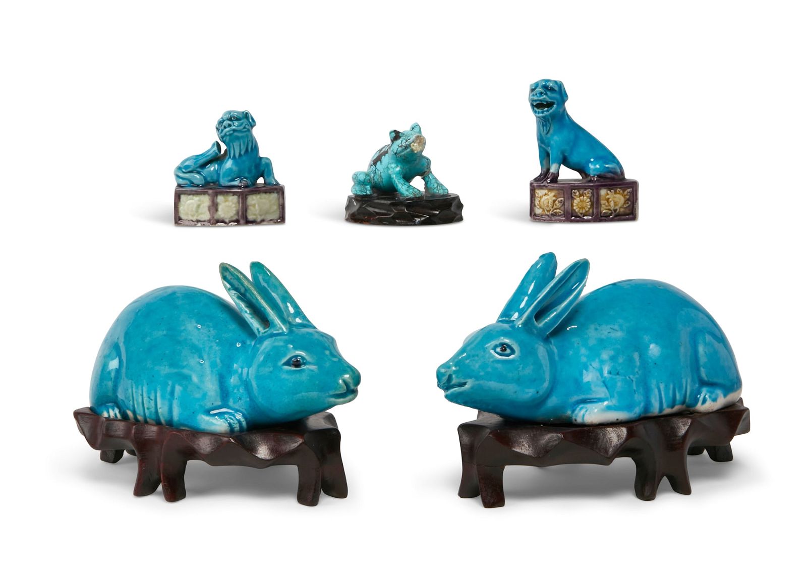 CHINESE TURQUOISE PORCELAIN