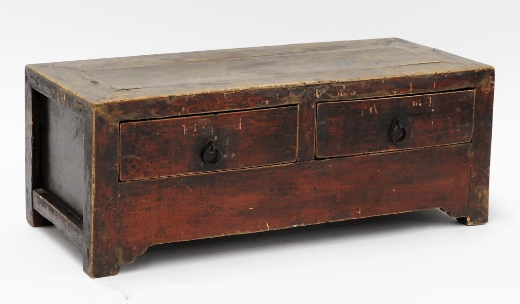 CHINESE TWO DRAWER ALTER TABLE