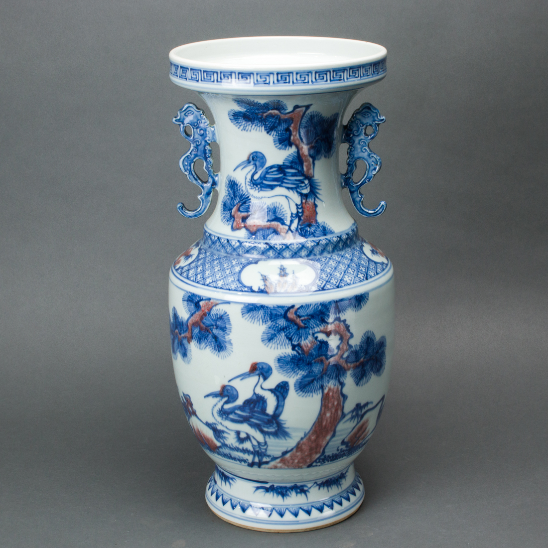 CHINESE UNDERGLAZE BLUE AND