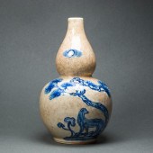 CHINESE UNDERGLAZE BLUE AND CR