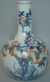 CHINESE UNDERGLAZE BLUE AND EN