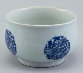CHINESE UNDERGLAZE BLUE AND WH
