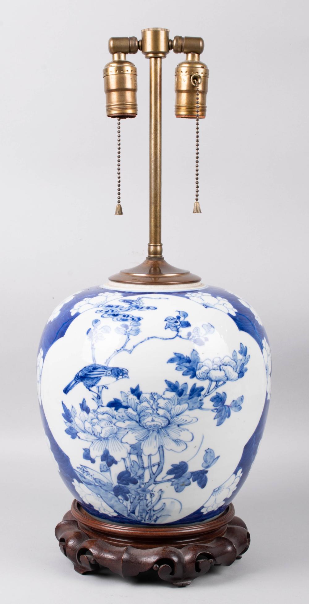 CHINESE UNDERGLAZE BLUE AND WHITE