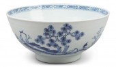 CHINESE UNDERGLAZE BLUE AND WH