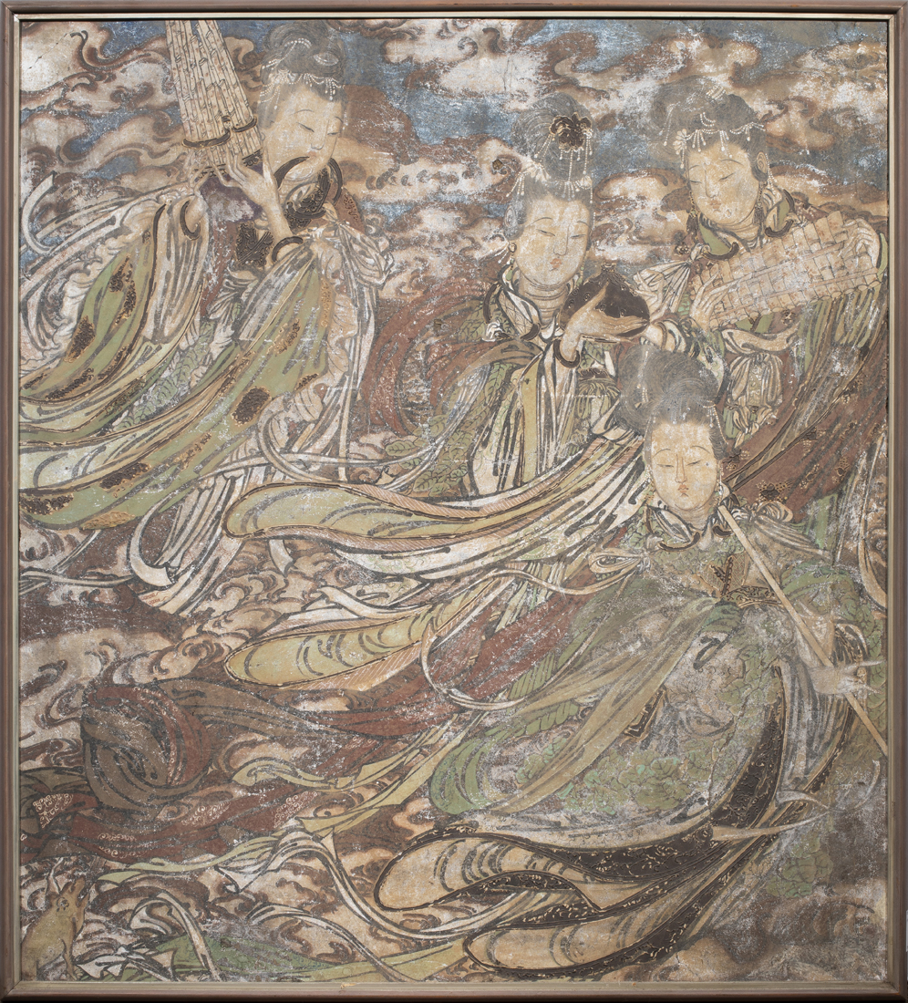 CHINESE WALL FRESCO FRAGMENT
