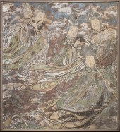 CHINESE WALL FRESCO FRAGMENT C