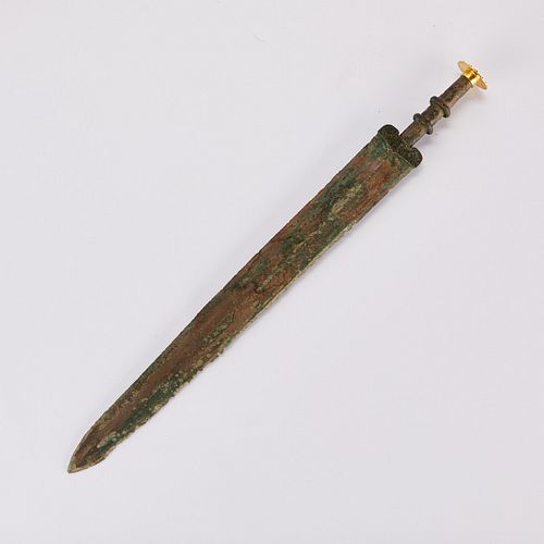 CHINESE WARRING STATES BRONZE SWORD