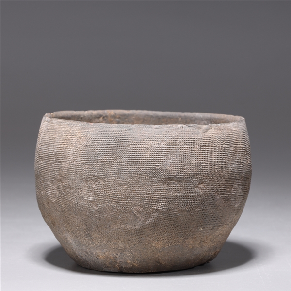 Chinese Warring States pottery bowl
