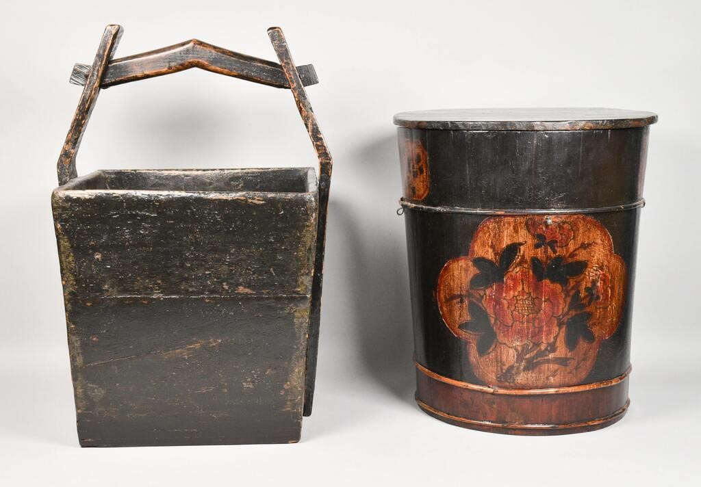 CHINESE WATER BUCKET AND RICE